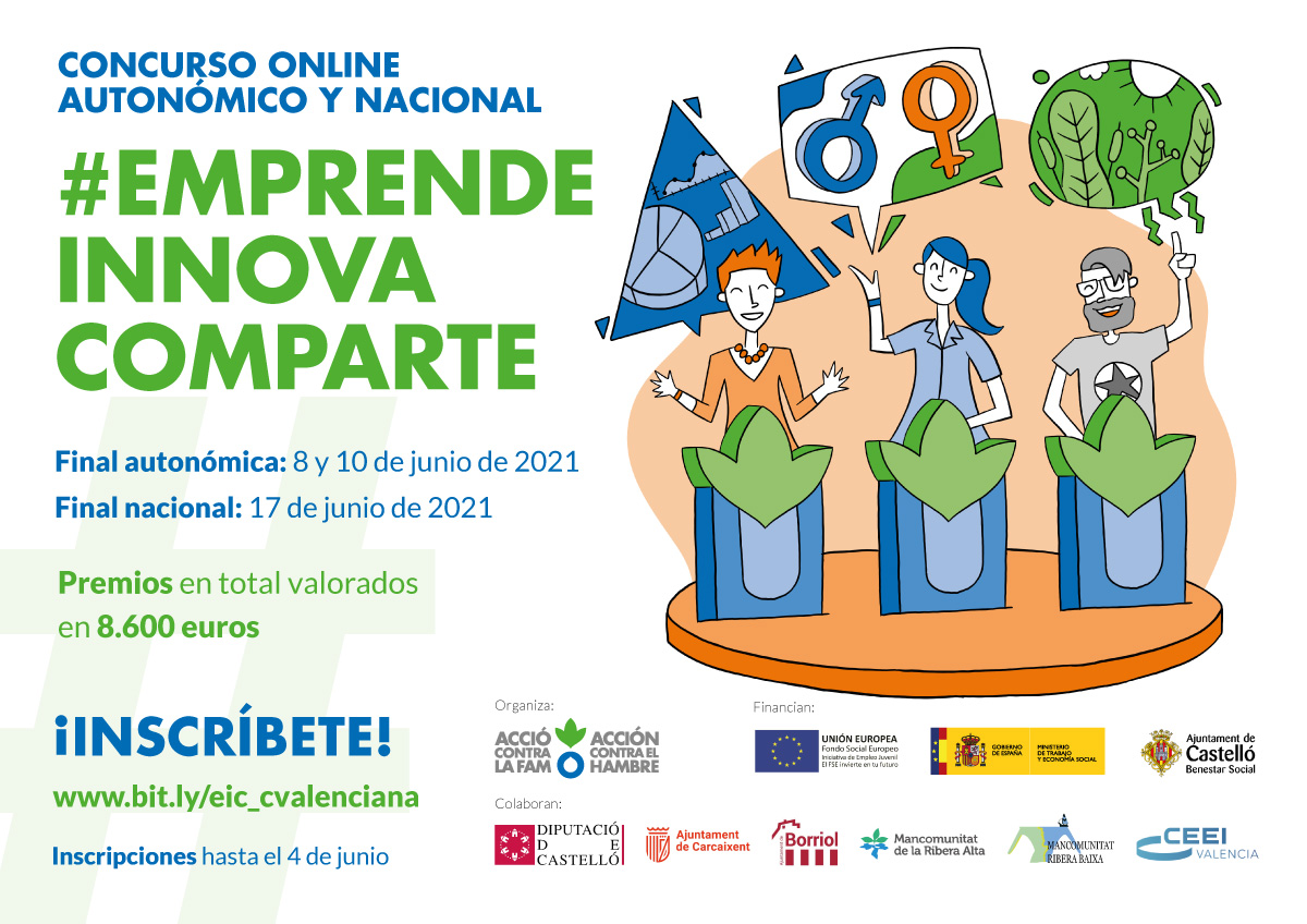 Concurso Emprende, innova y comparte Comunitat Valenciana