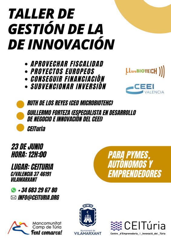 Taller Gesti�n de la innovaci�n