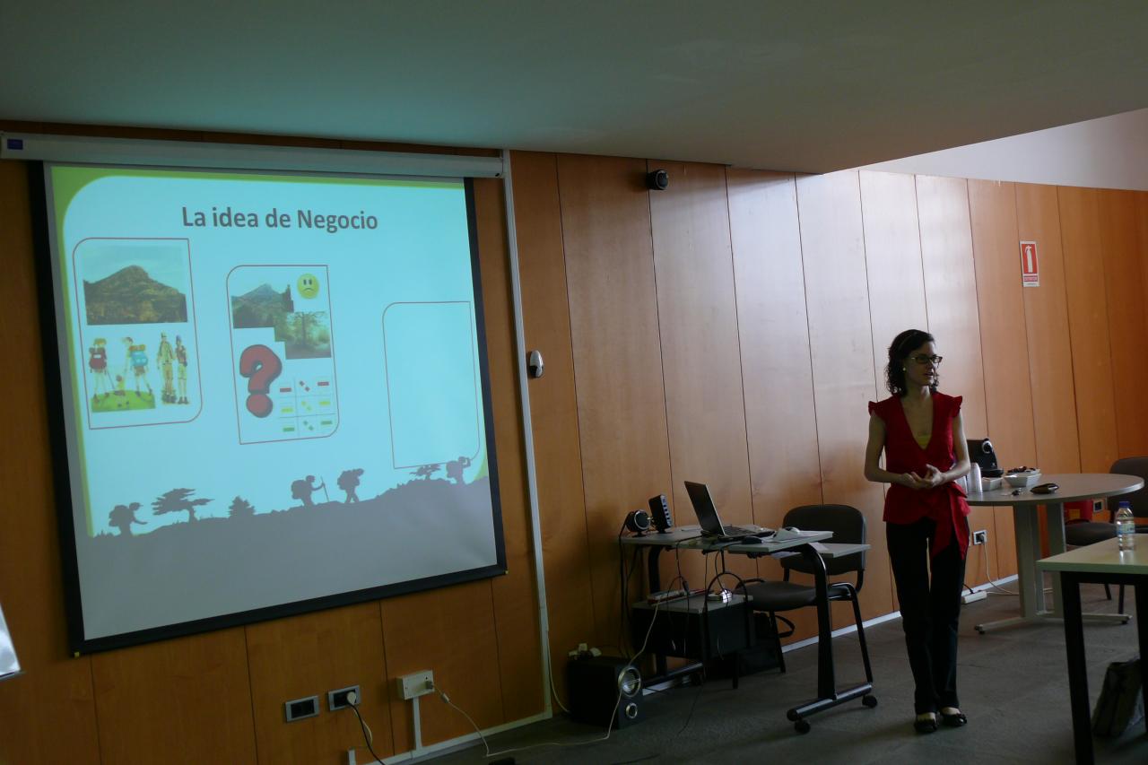 Presentaci�n de los proyectos empresariales del curso Creaci�n de Empresas Innovadoras 2011.