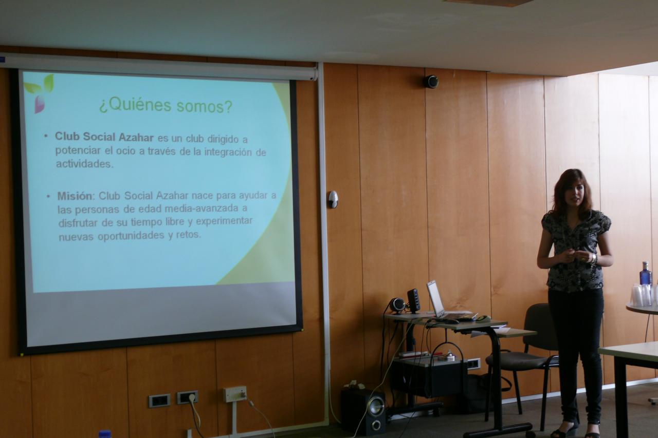 Presentaci�n de los proyectos empresariales del curso Creaci�n de Empresas Innovadoras 2011