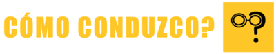 C�MO CONDUZCO?