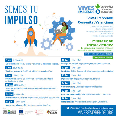 F�rmate, ases�rate y emprende con Vives Emprende