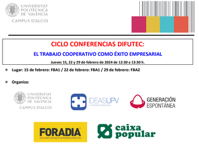 Ciclo de conferencias "El trabajo cooperativo como �xito empresarial"