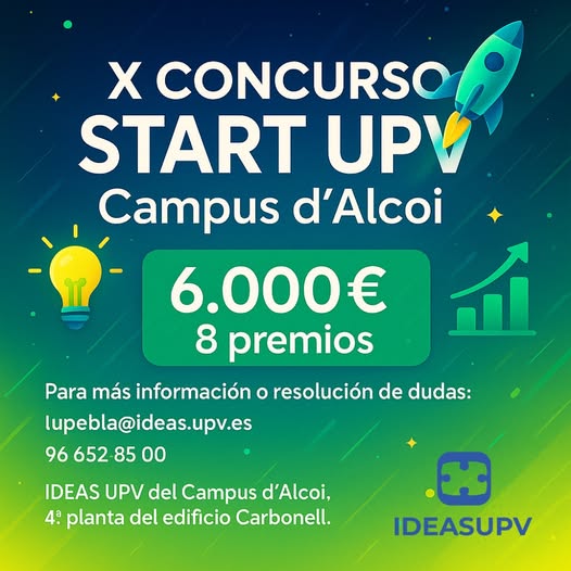 X Edici�n del concurso  START-UPV Campus de Alcoy