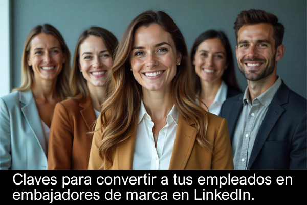 7 claves para convertir a tus empleados en embajadores de marca en LinkedIn.