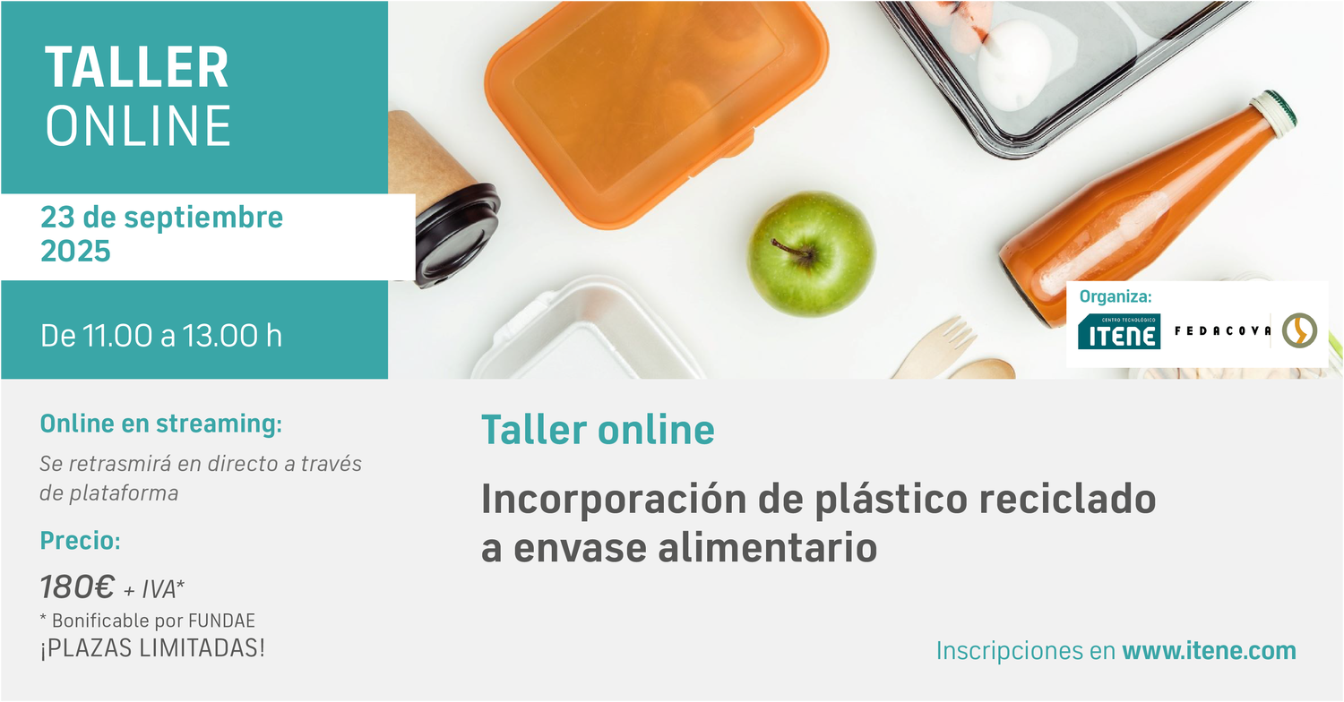 Taller Online - Incorporaci�n de pl�stico reciclado a envase alimentario