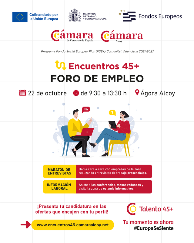 Encu�ntranos 45+: Foro de empleo