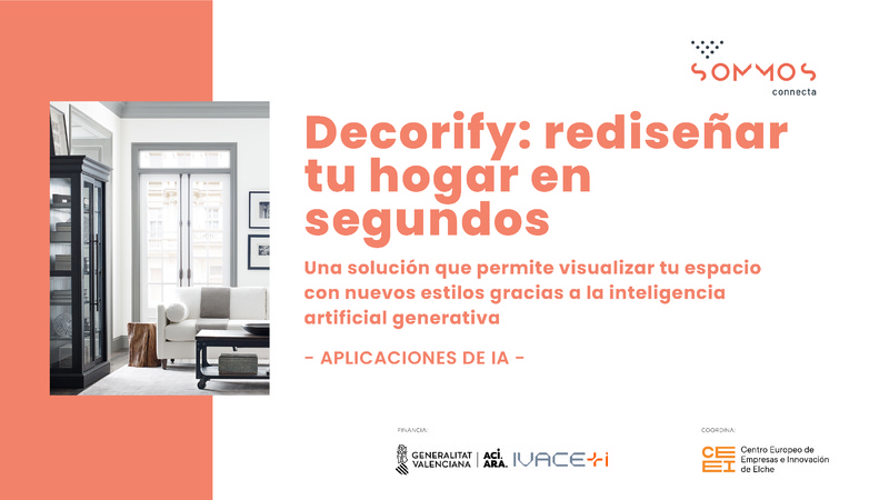 Decorify, una soluci�n que permite visualizar tu espacio con nuevos estilos gracias a la inteligencia
artificial generativa (Portada)