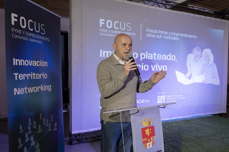 El alcalde de Geldo en la apertura del Focus Pyme