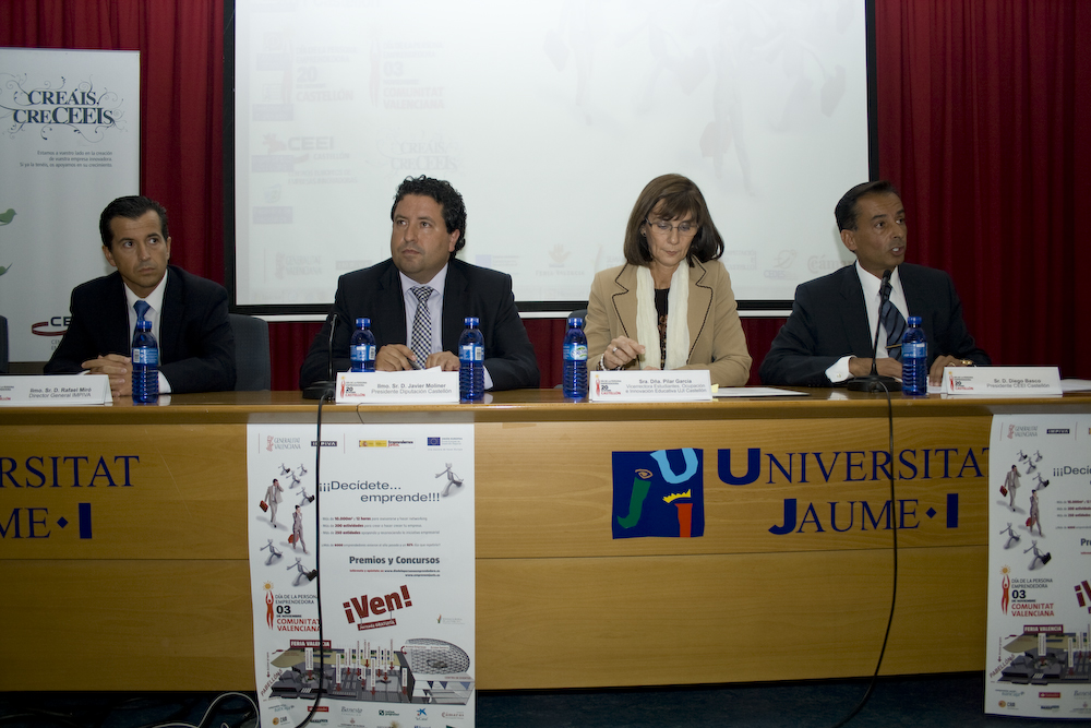 DPE Castell�n 2011: Acto Institucional. D. Diego Basco, Presidente CEEI Castell�n