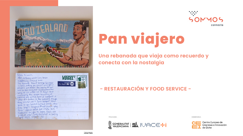 Toastcards, postales que contienen rebanadas reales (Portada)