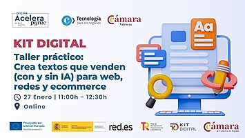 Taller pr�ctico: crea textos que venden (con y sin IA) para web, redes y ecommerce