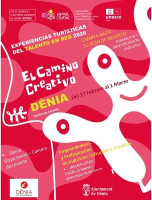 El Camino Creativo D�nia 2026 � Turismo del Talento en Red
