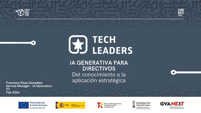 IA Generativa para Directivos � del conocimiento a la aplicaci�n estrat�gica