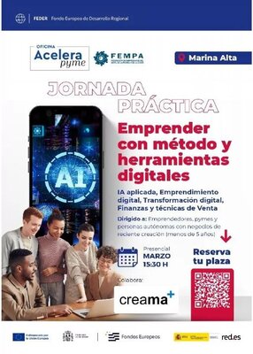 CREAMA impulsa el emprendimiento con un ciclo de jornadas pr�cticas para emprendedores y pymes de la Marina Alta