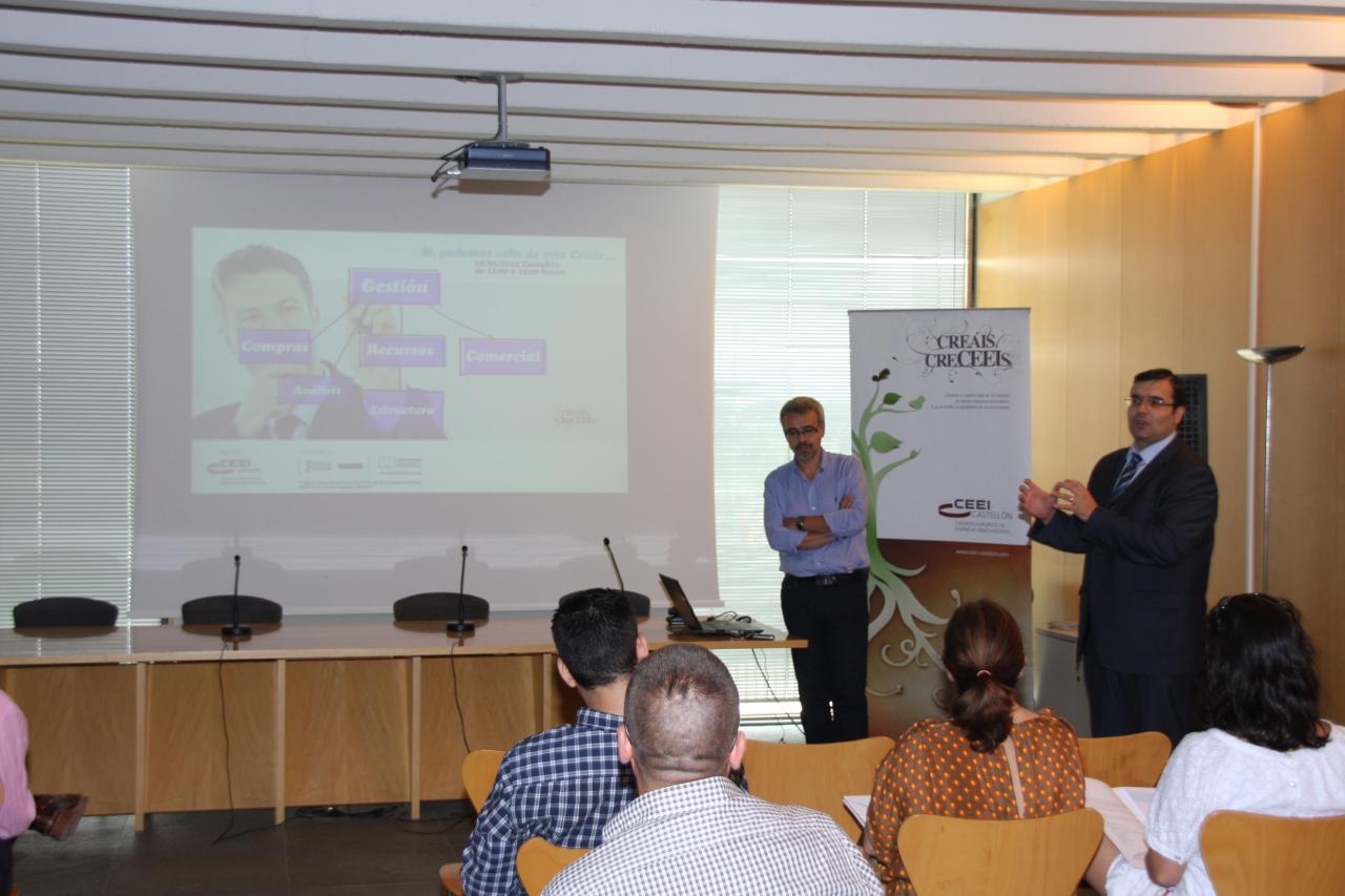 Presentaci�n de la jornada, Luis Miguel Batalla, t�cnico del CEEI Castell�n