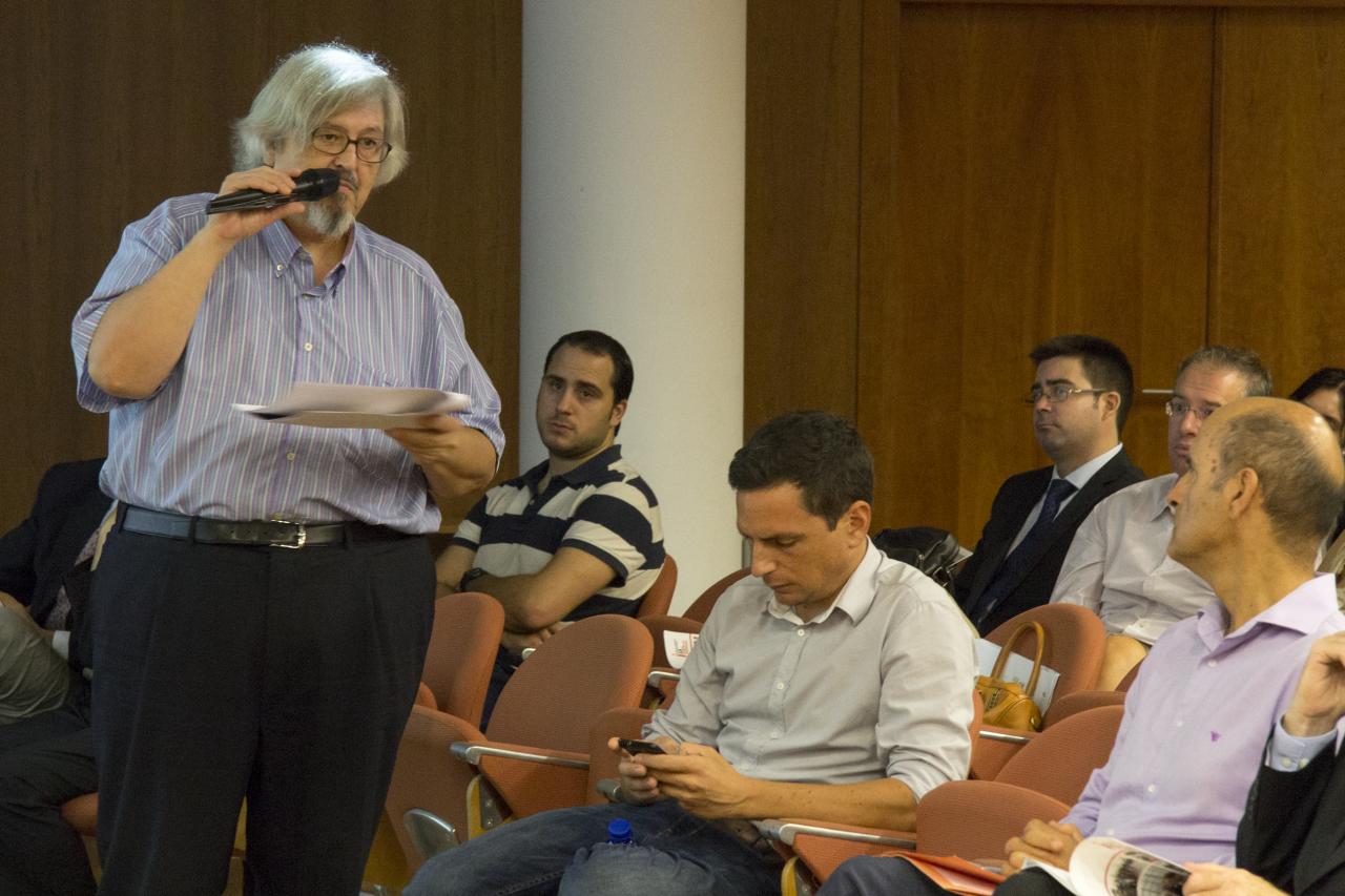 Esteban Rodrigo en el acto de presentaci�n del DPECV 2013