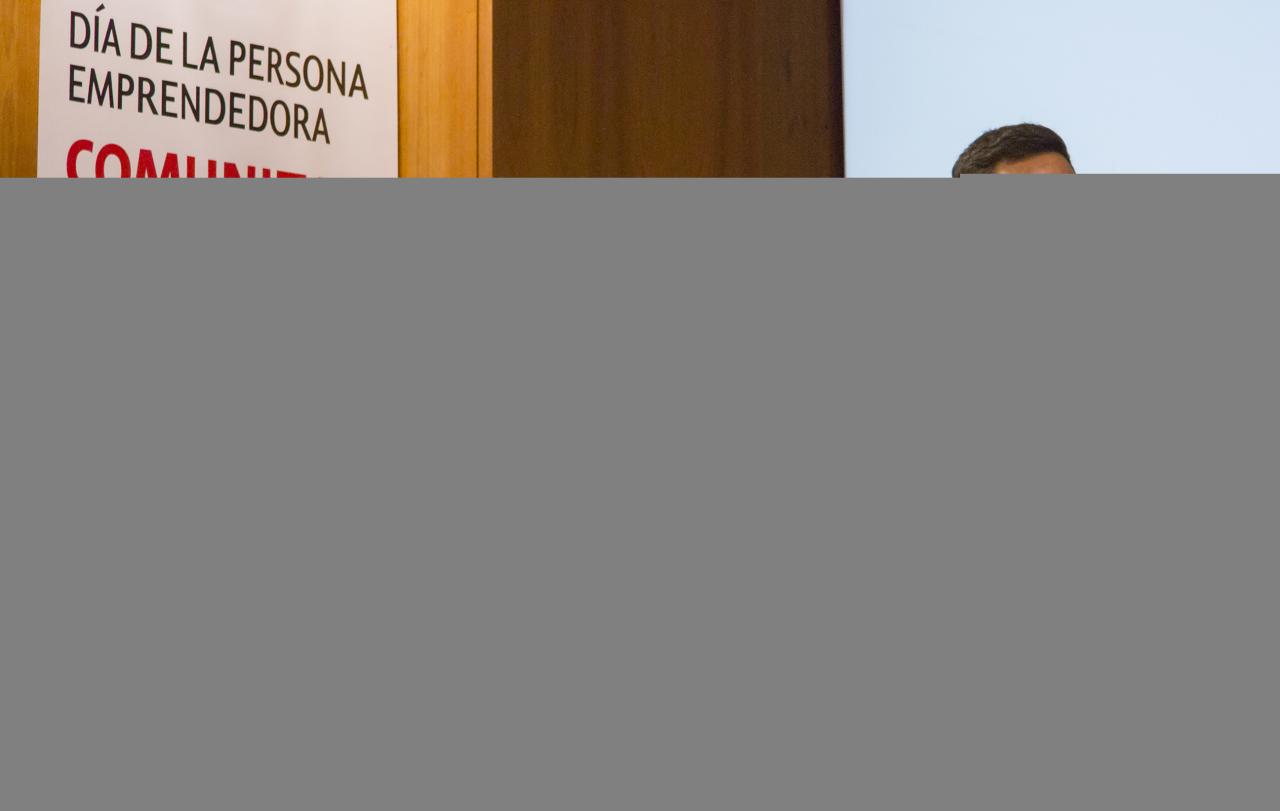 C�sar G�mez-Mora durante su intervenci�n en la presentaci�n del DPECV 