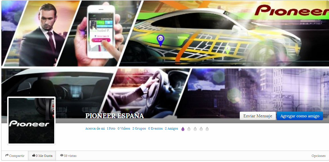 Nuevo usuario, Pioneer Espa�a.