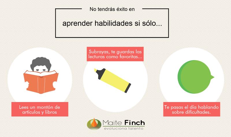 �Por qu� �nicamente leer sobre habilidades no te servir�?