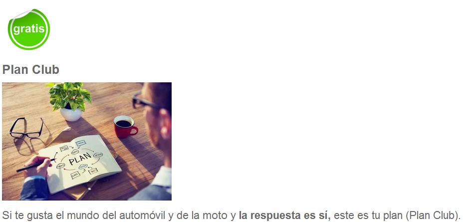 �PLAN CLUB TOTALMENTE GRATIS!