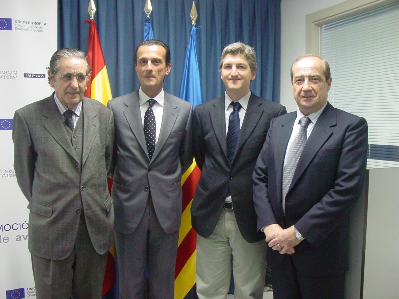 Emilio Tortosa, Daniel Moragues, Carlos Navarro y Jes�s Casanova