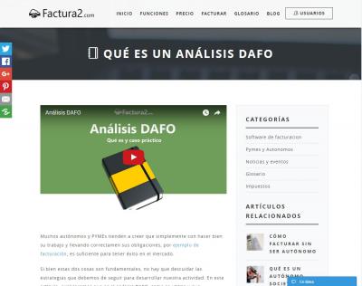 C�mo hacer un an�lisis DAFO