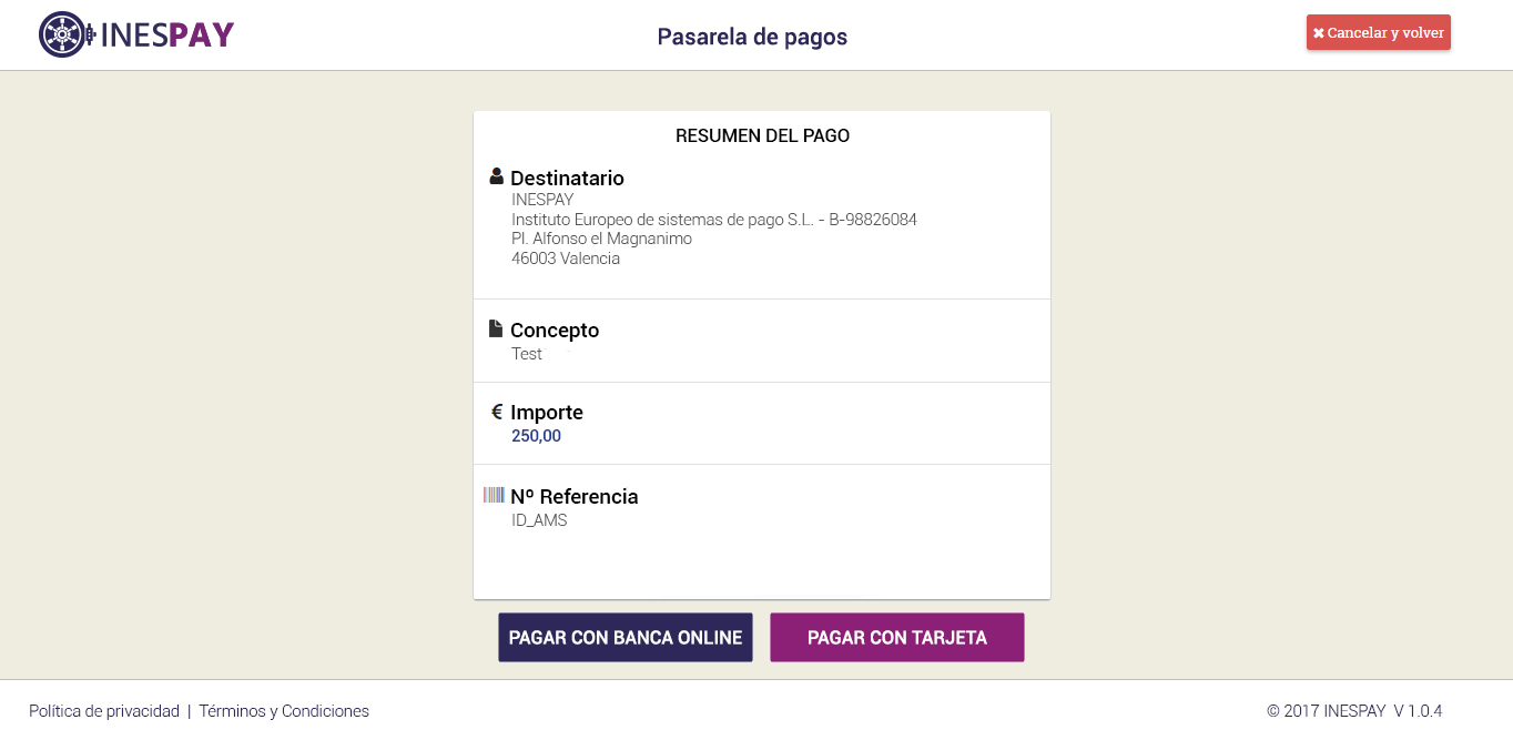 �Emites facturas en PDF?, inserta la pasarela de pagos online de INESPAY en tus facturas
