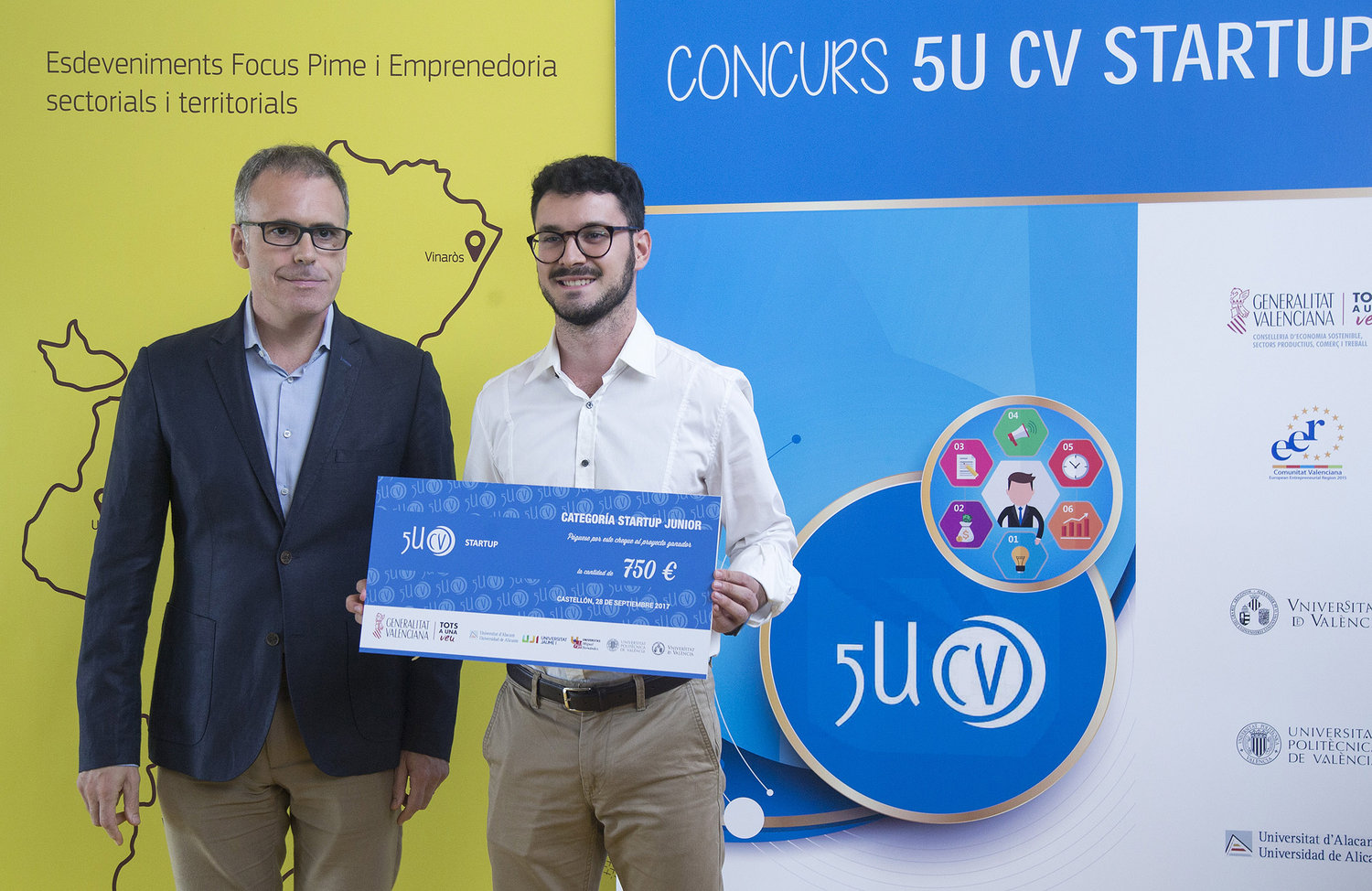 Entrega de premios Concurso 5U CV Startup[;;;][;;;]