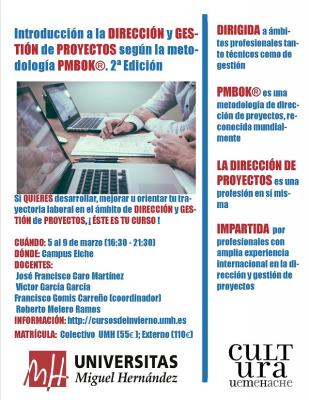 Introducci�n a la Direcci�n y Gesti�n de Proyectos seg�n la Metodolog�a PMBOK. 2� Edici�n.