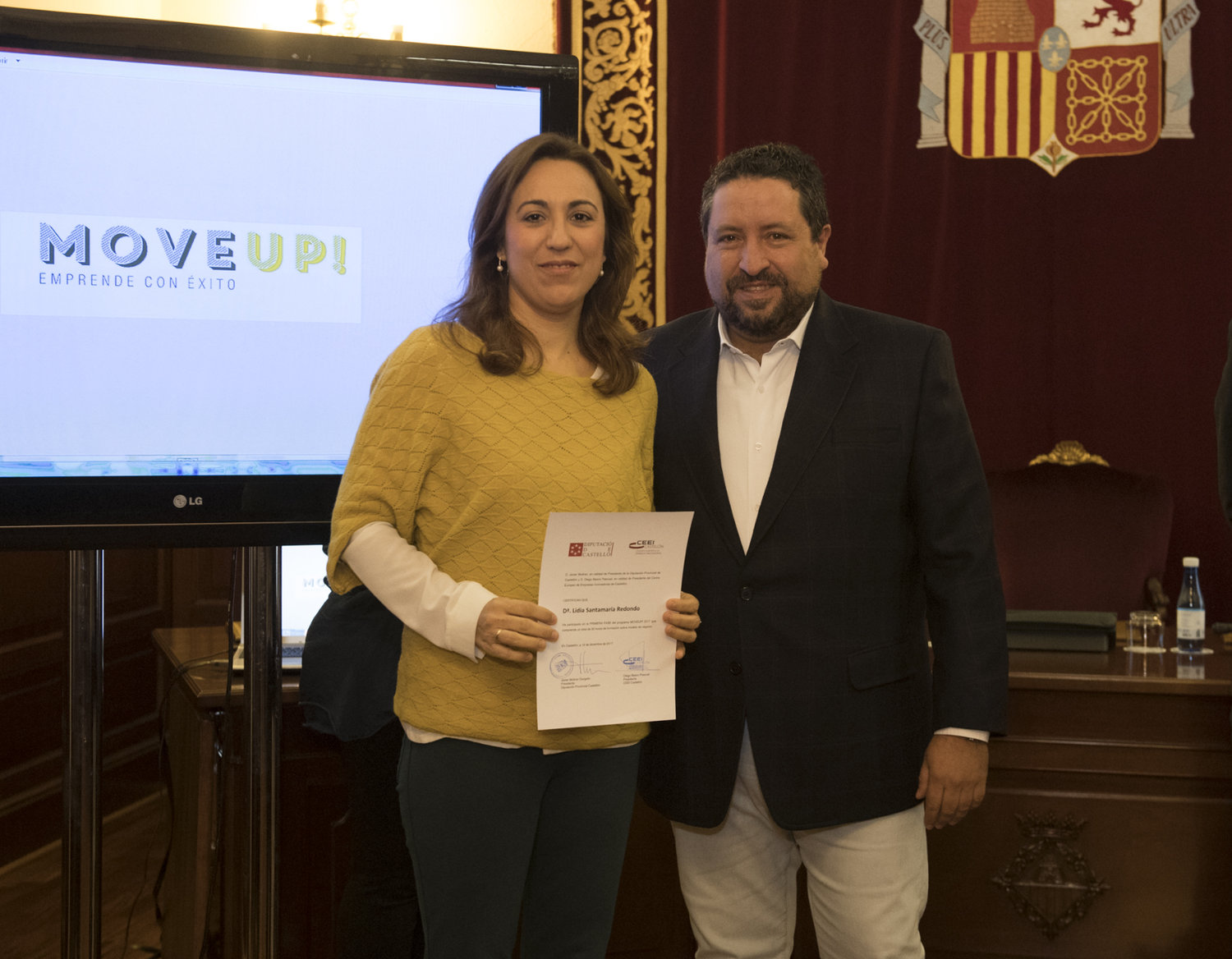 Acto entrega de premios y diplomas Move Up! 2017. Lydia Santamar�a[;;;][;;;]