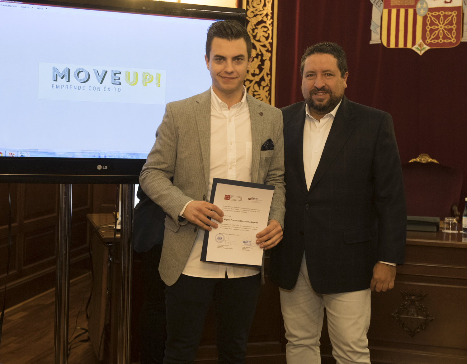 Acto entrega de premios y diplomas Move Up! 2017. Miguel F. Barrachina.[;;;][;;;]