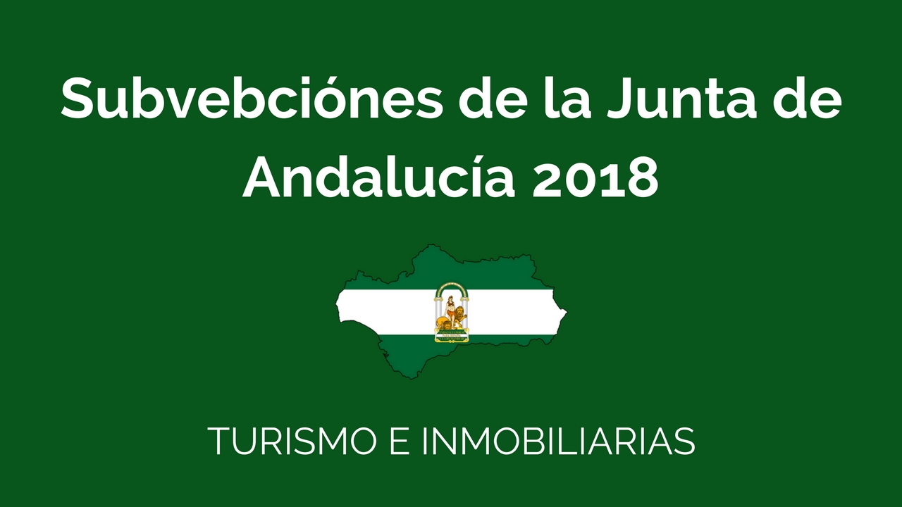 Subvenci�n de la Junta de Andaluc�a en Abril de hasta 40.000� al 100%