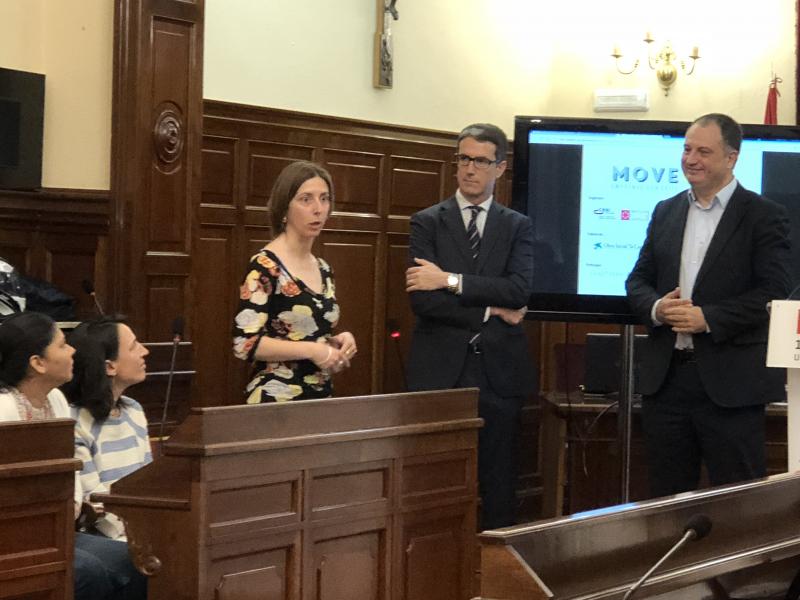 Acto inauguraci�n programa MOVE UP! 2018. Maira Ari�o