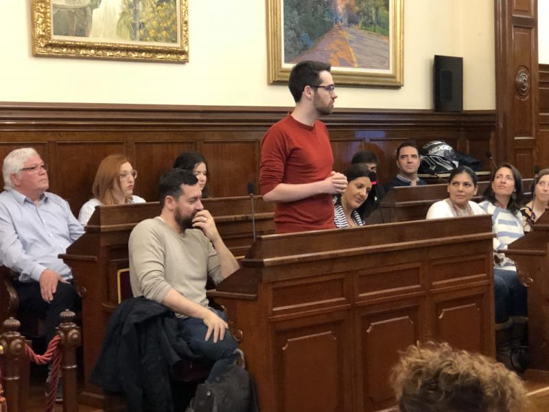 Acto inauguraci�n programa MOVE UP! 2018. Marco Domingo de Catness Game Studios