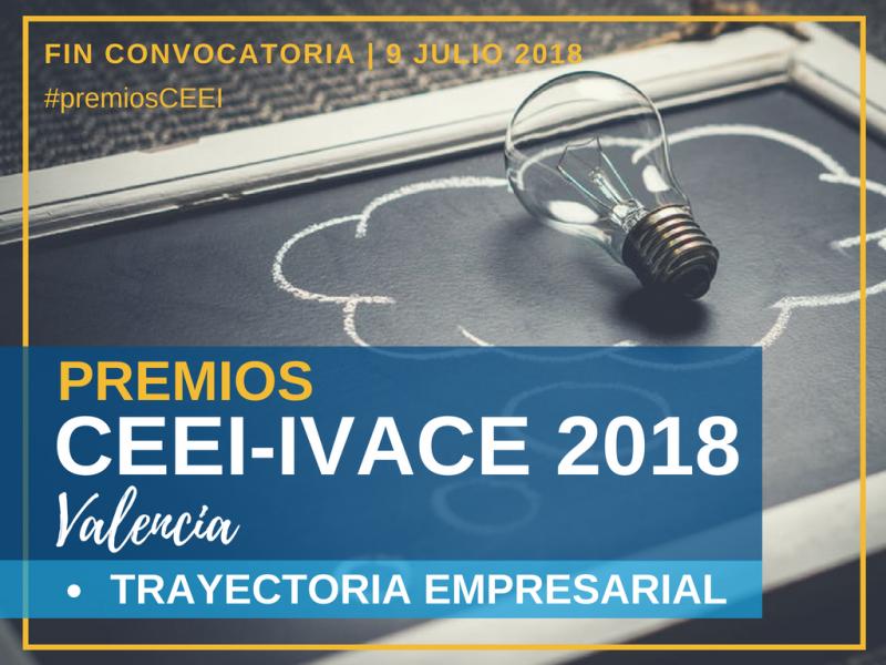 Premios CEEI-IVACE 2018 Valencia. Trayectoria Empresarial