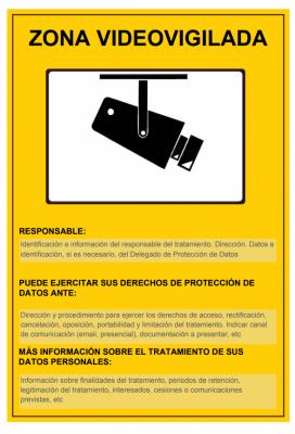 Nueva carteler�a informativa sobre videovigilancia