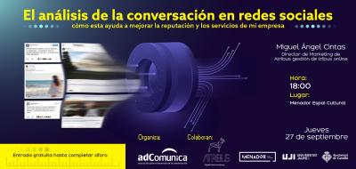 Conferencia: "El an�lisis de la conversaci�n en redes sociales"