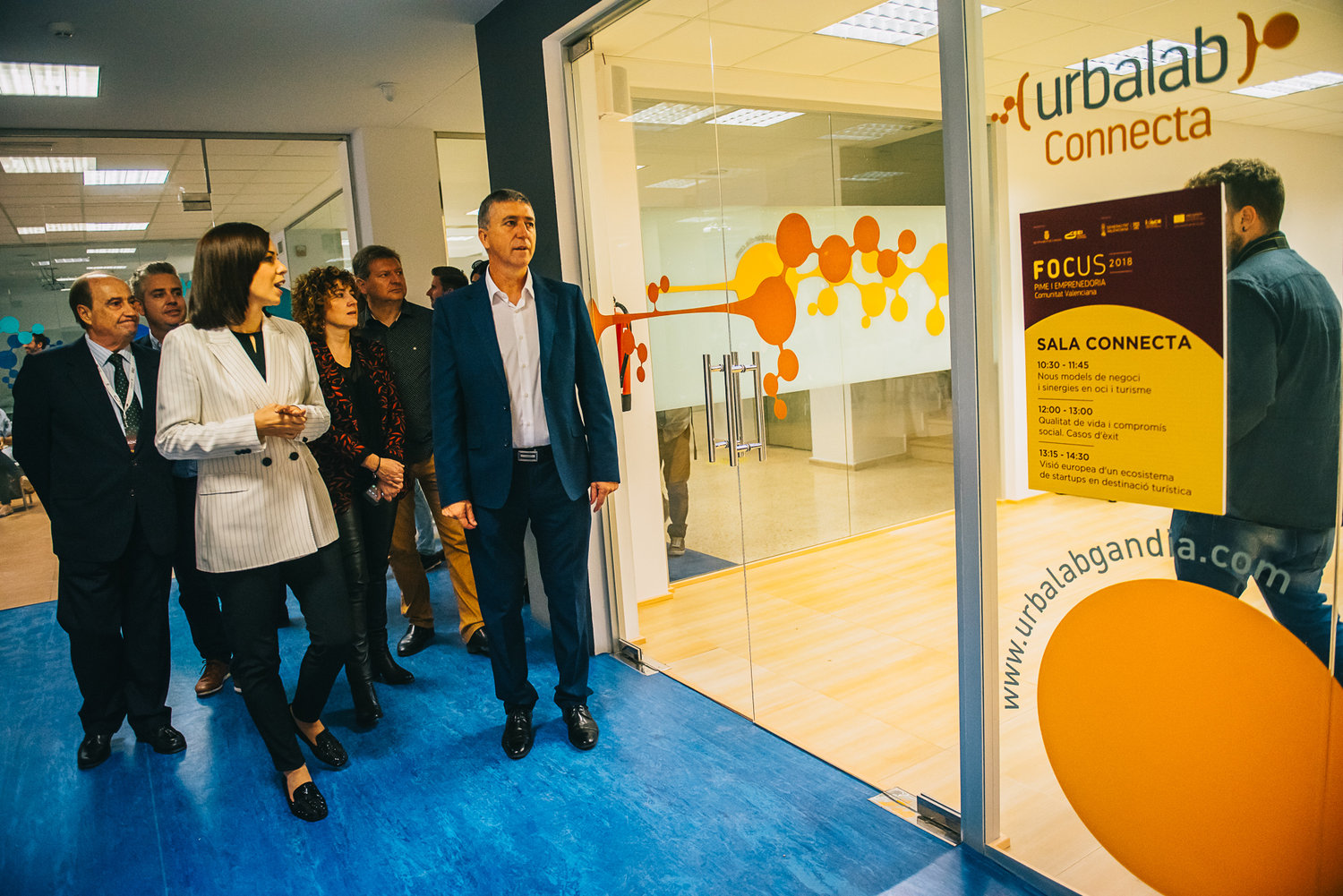 Visita del Conseller Rafael Climent y la alcaldesa de Gandia, Diana Moran[;;;][;;;]