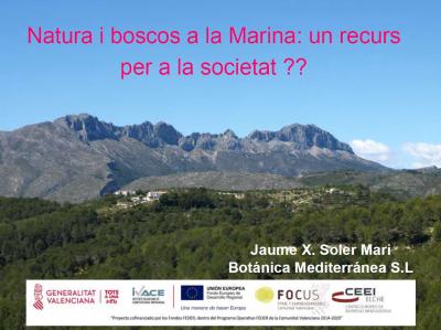 Natura i boscos a la Marina: un recurs per a la societat ??