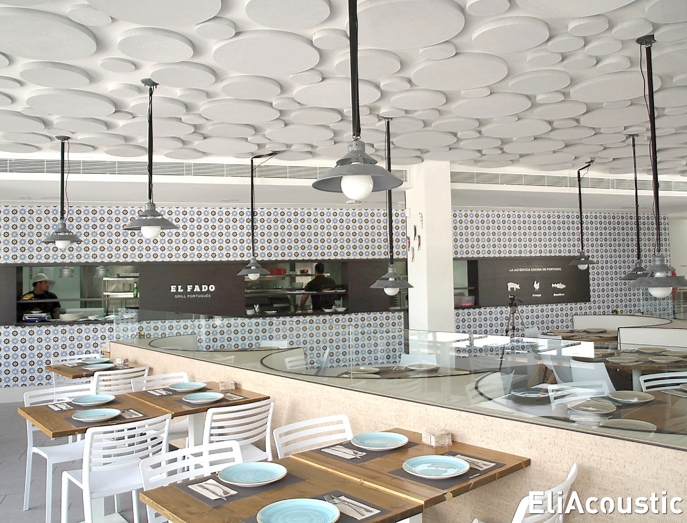 Paneles Acusticos para reducir ruido en restaurantes