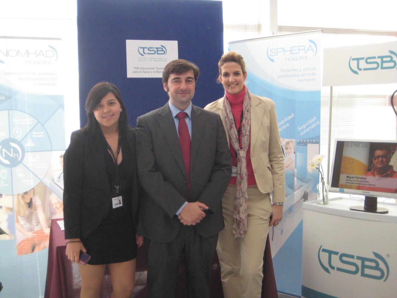 Stand de TSB Soluciones Tecnol�gicas para la Salud y el Bienestar