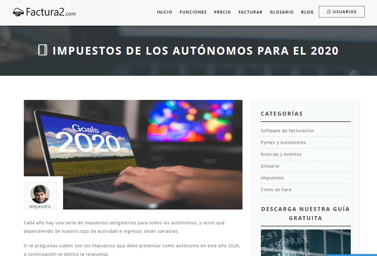 Gu�a de impuestos para el aut�nomo en 2020