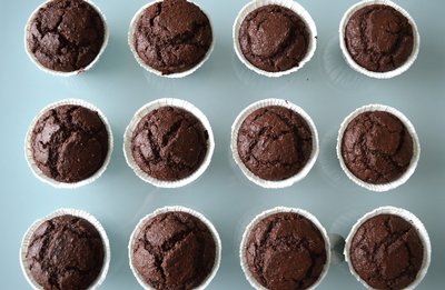 Receta de Magdalenas de chocolate caseras