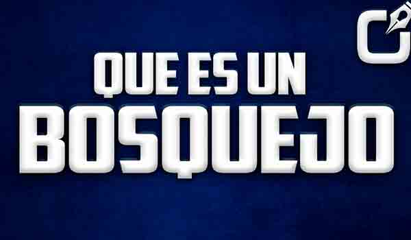 �Que es un Bosquejo? para el dise�o Gr�fico