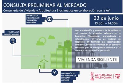 Webinar de lanzamiento de la Consulta Preliminar al Mercado para el reto VIVIENDA RESILIENTE