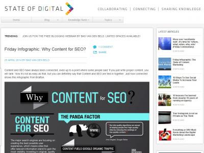 Si creas buen contenido, te encontrar�n! Content is SEO ?