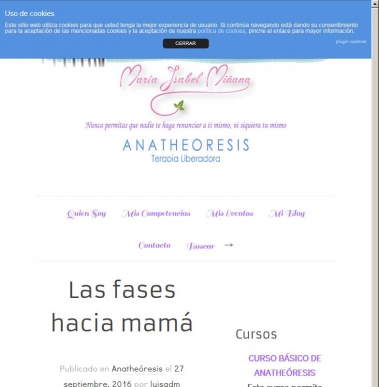 Las fases hacia mam�