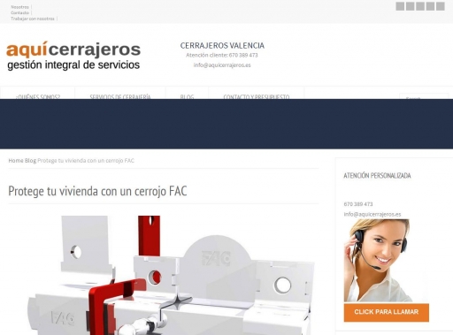 Protege tu vivienda con un cerrojo FAC