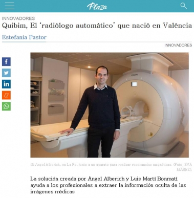Quibim, El radi�logo autom�tico que naci� en Val�ncia -  Revista Plaza